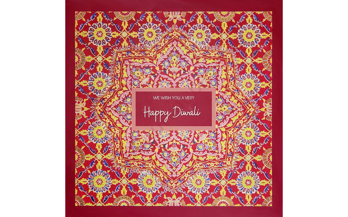 Diwali Nut Gift Boxes - Red Classic 1/2 kg